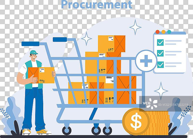 营销与销售概念扁平化设计图片素材