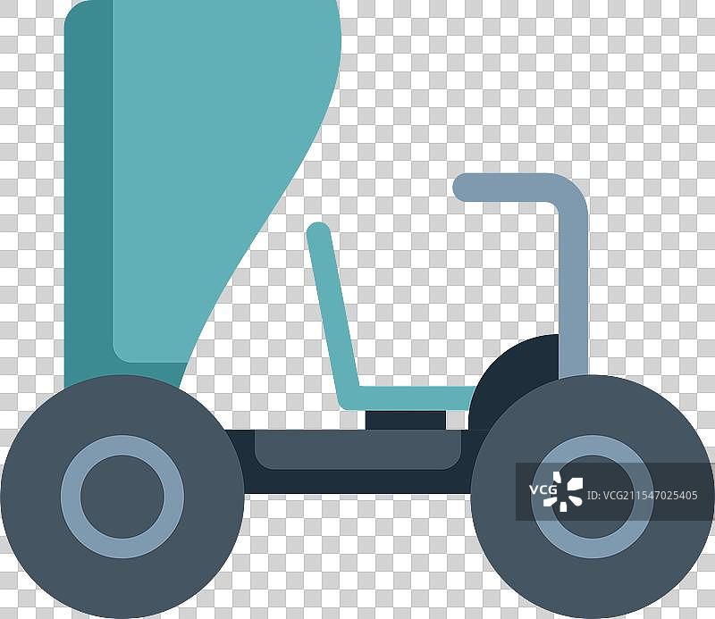 月球车停在月球表面上图片素材