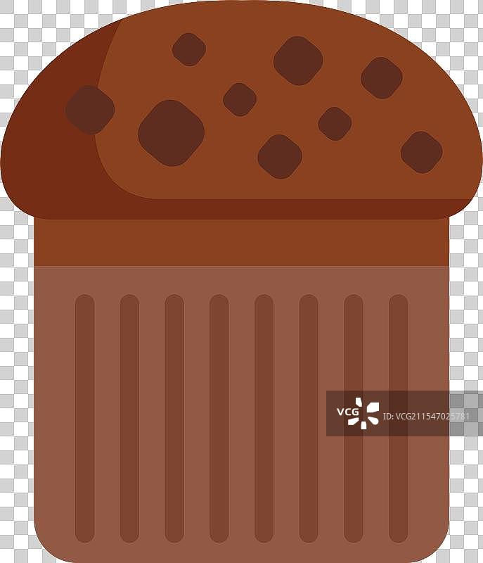 巧克力碎片点缀的潘纳托尼是一种甜面包图片素材