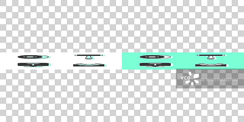 滑板公园滑板轮工具和图标图片素材