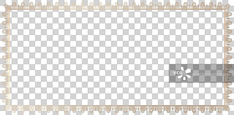 优雅的矩形相框装饰边框图片素材