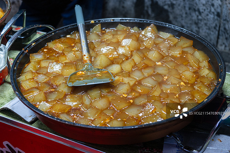 炒凉粉图片素材