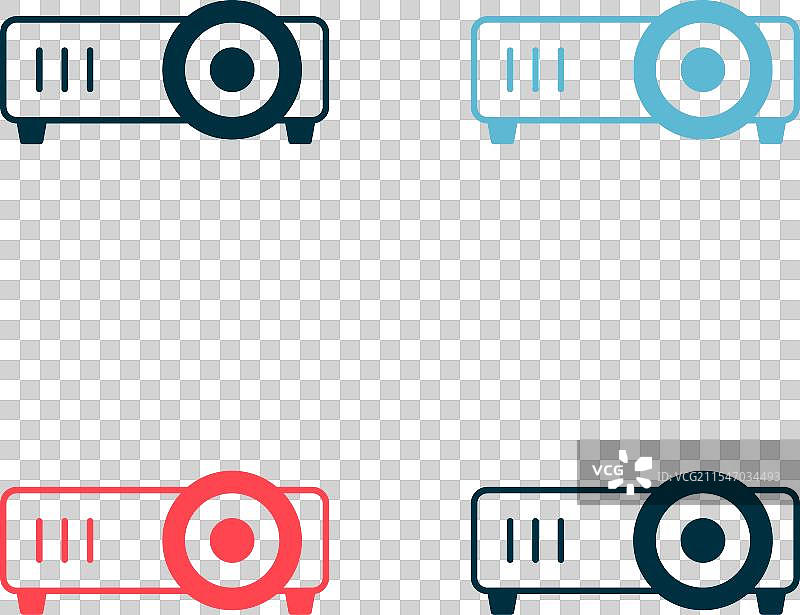 波普艺术演示电影媒体投影仪图片素材