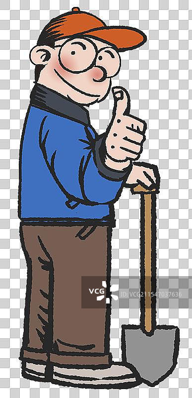 北方寒冷天气气候冬天冬季严寒老房子家园家乡门口铲雪卡通人物角色场景资讯插画图片素材