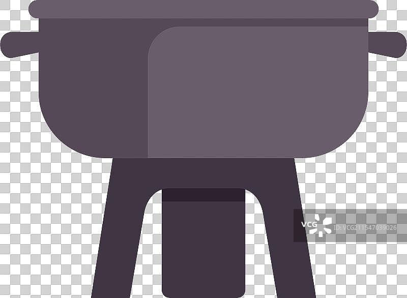 用于烹饪食物的炭火炉图片素材