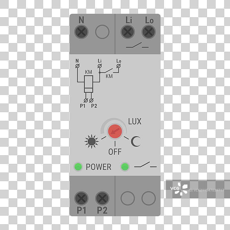 黄昏开关图片素材