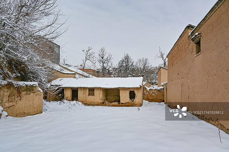 冬天的中国雪乡风光图片素材