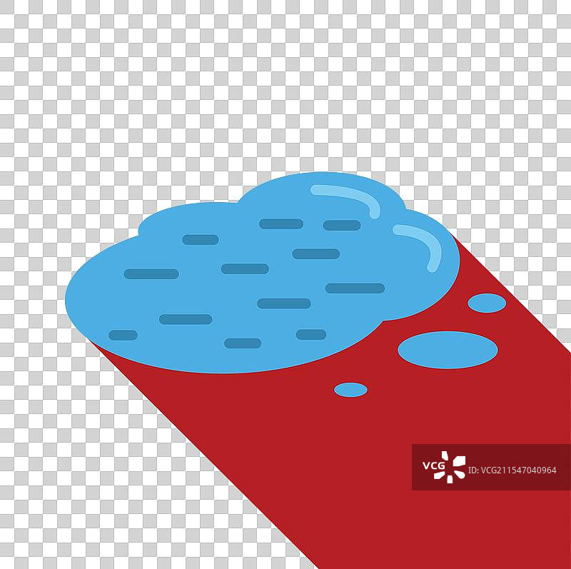 蓝色云计算数据存储的象征图片素材