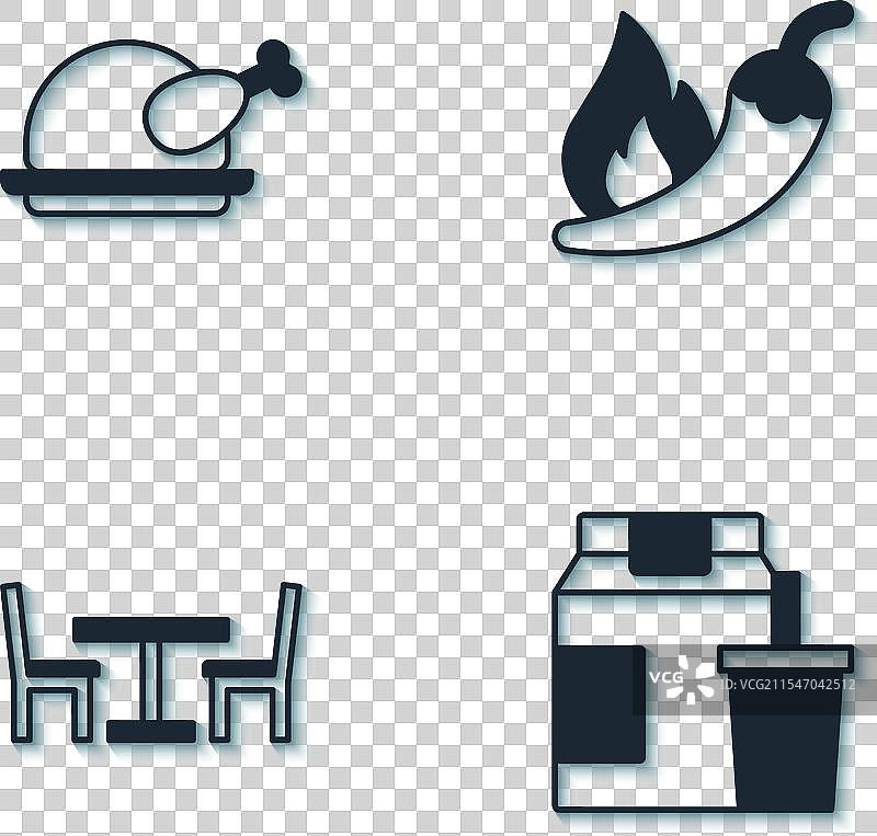 在线订购烤火鸡或鸡肉图片素材