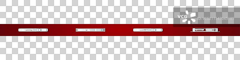 设置公交车票、火车票、航空公司和在线租车图片素材