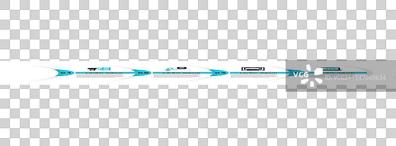 智能农业技术孵化器设置线图片素材