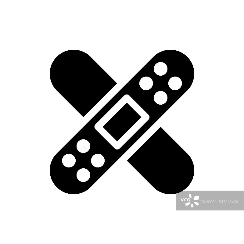 十字形创可贴的概念图片素材