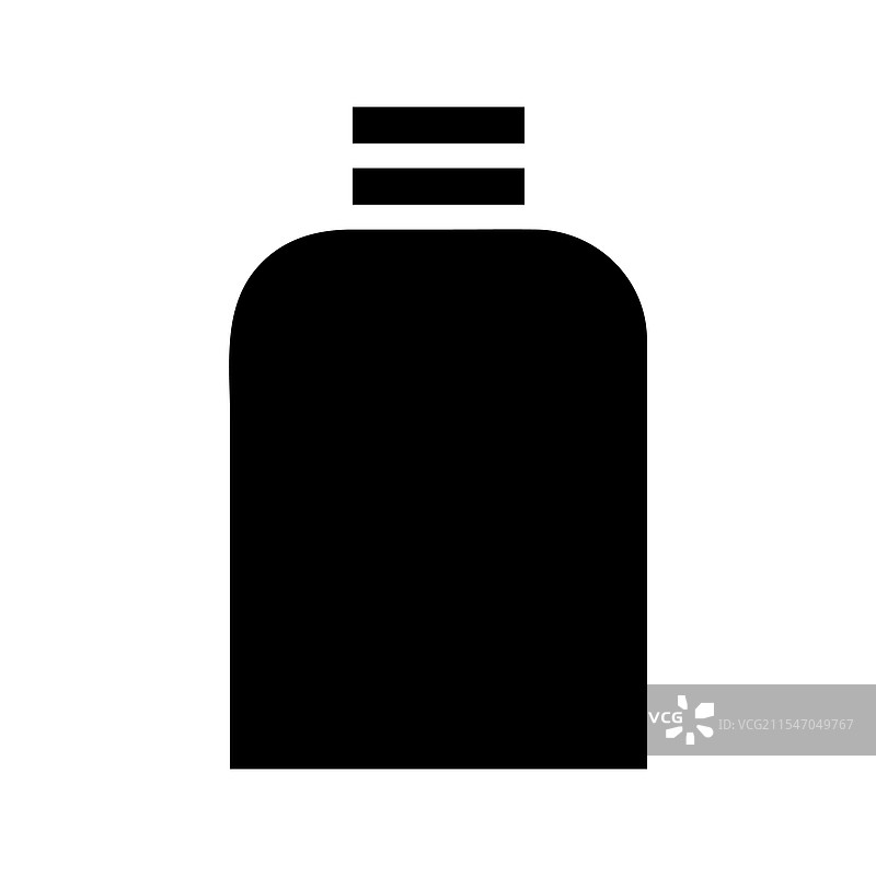 黑色瓶子轮廓包装概念图片素材