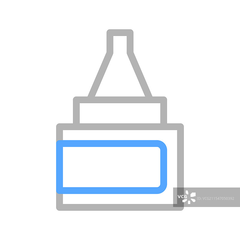 胶水瓶图标，概念为粘合修复和图片素材