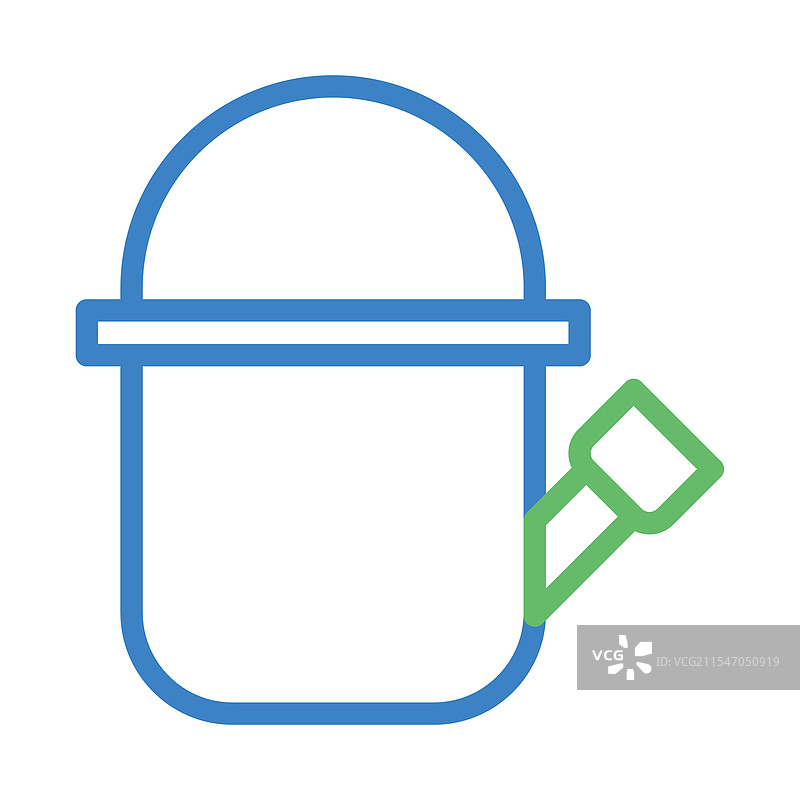 浇水壶图标，园艺概念图片素材