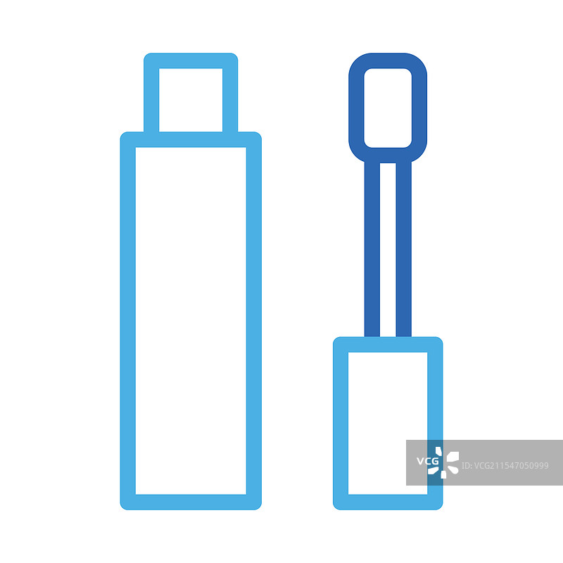 唇彩图标，美妆概念图片素材