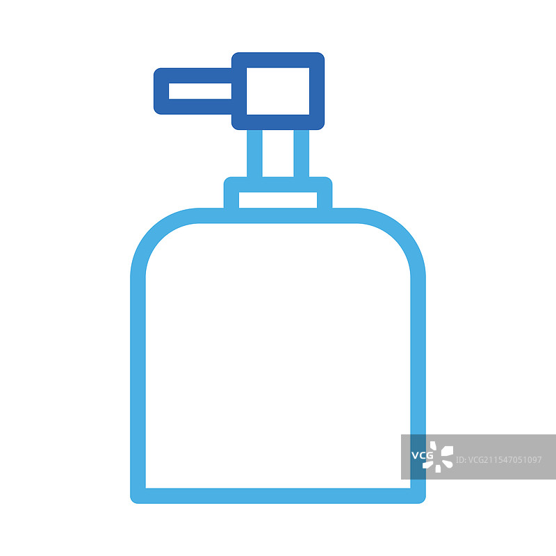 肥皂分配器图标，卫生概念图片素材