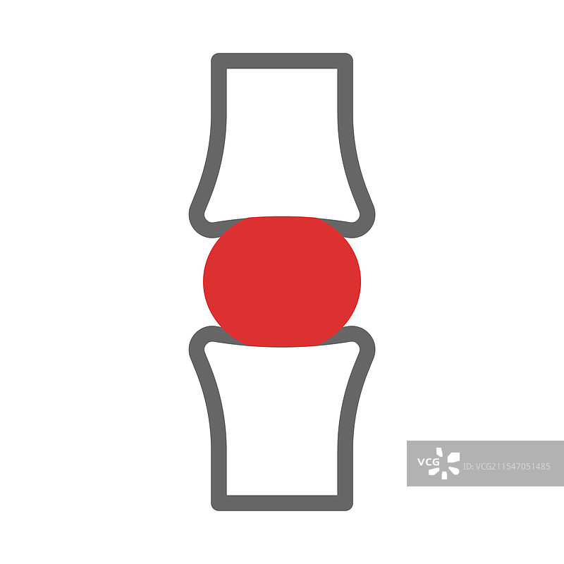 关节炎的炎症图标概念图片素材