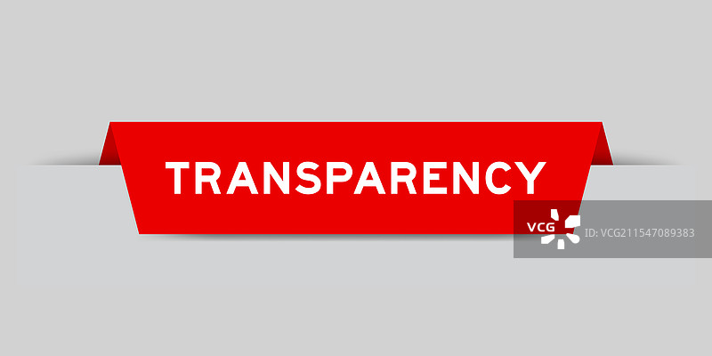 带有“透明度”字样的红色插入标签图片素材