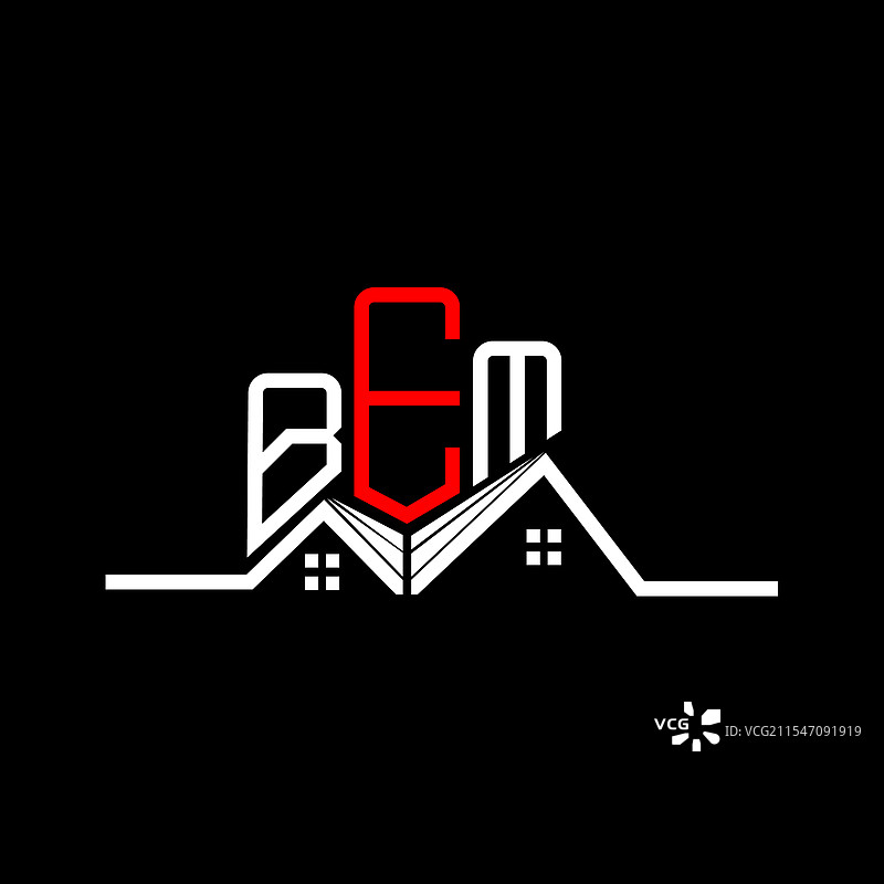 简约现代的房地产公司标志设计图片素材