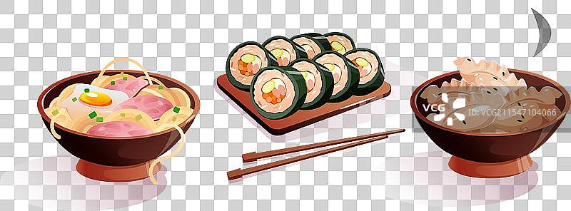 韩国传统晚餐食品合集图片素材