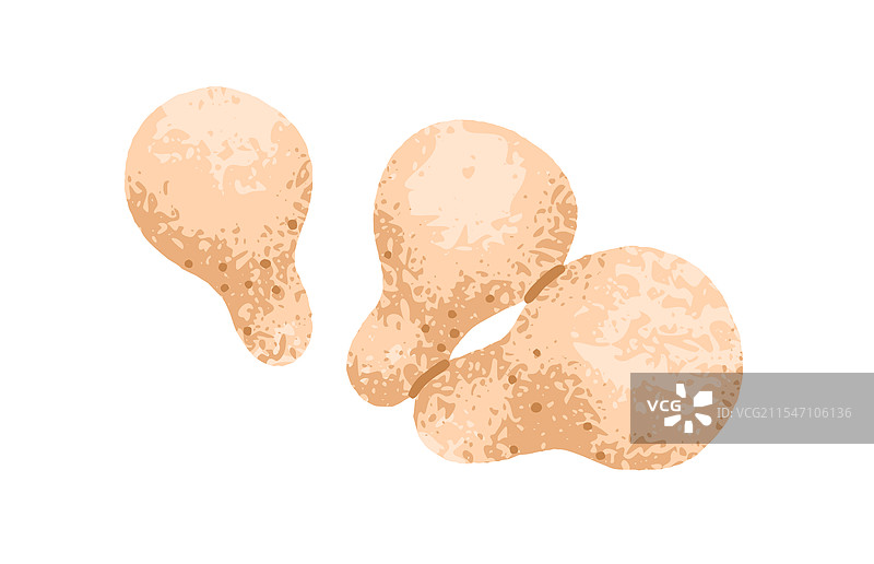 树桩球状蘑菇，梨形真菌图片素材