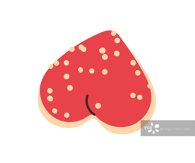 心形软糖甜美嚼劲十足的小吃图片素材