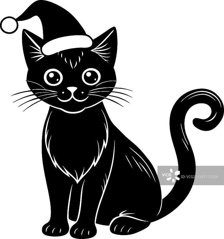 猫的轮廓图片素材