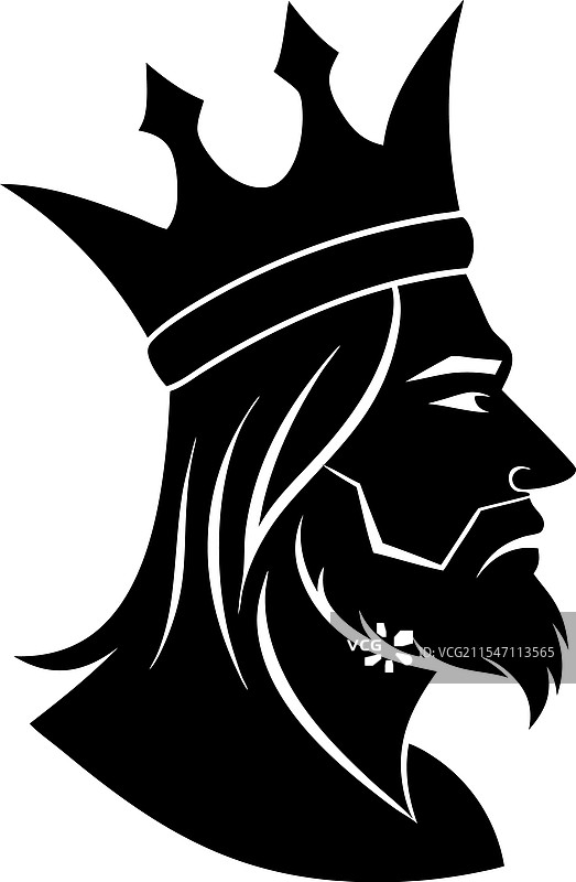 国王头部图片素材