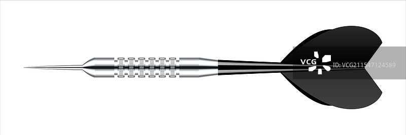 带金属尖头的飞镖箭和阴影飞镖图片素材