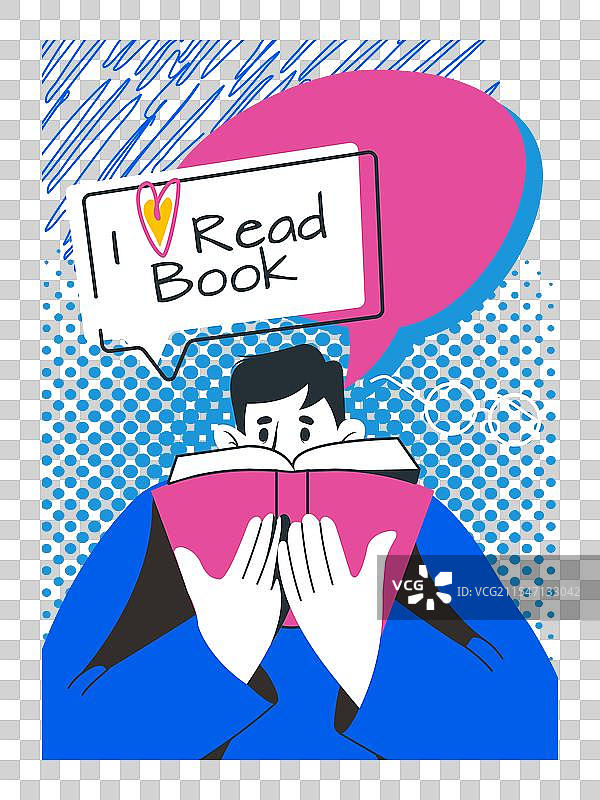 热爱阅读的男人与书籍文学俱乐部图片素材