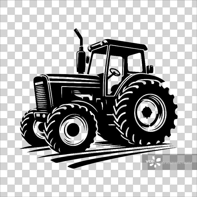 拖拉机艺术图片素材
