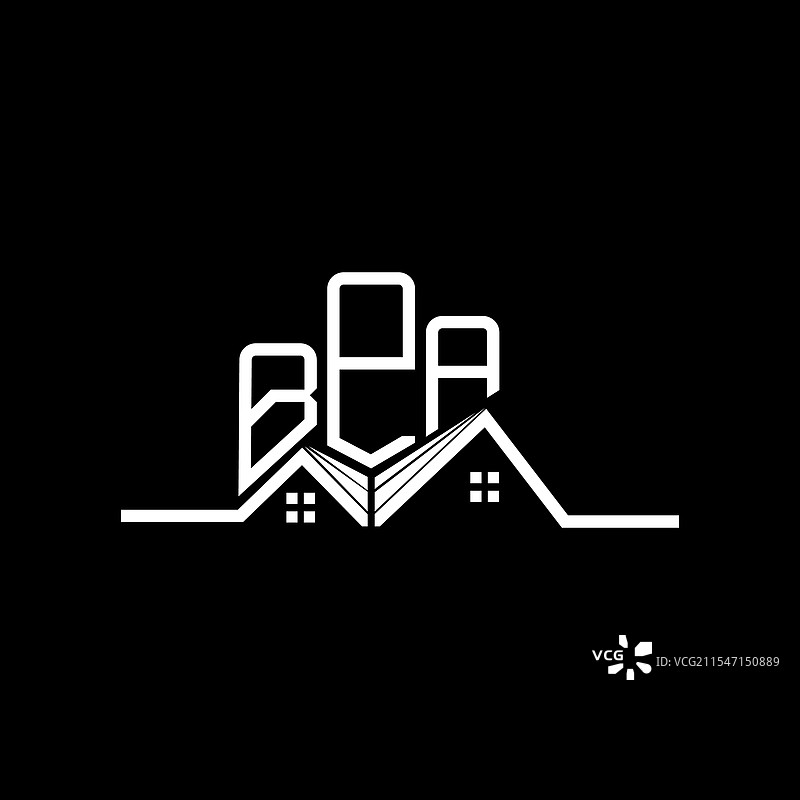 BPA房地产标志设计，简单现代的BPA图片素材