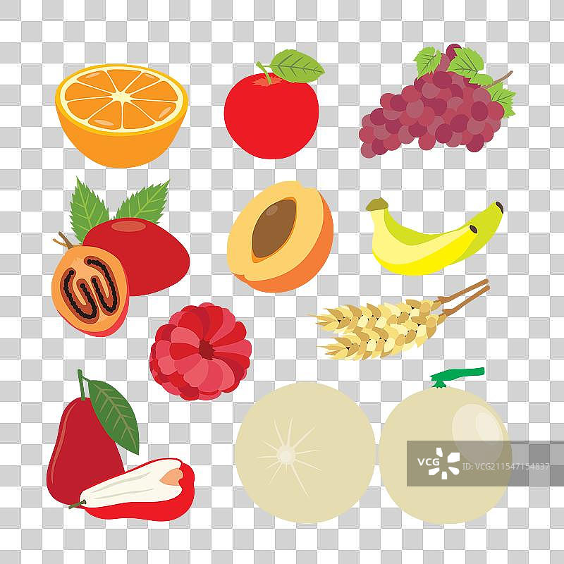 一阵新鲜水果的飞溅图片素材