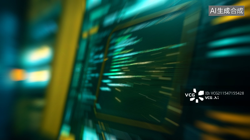 【AI数字艺术】显示屏编程C语言动感模糊科技突破图片素材