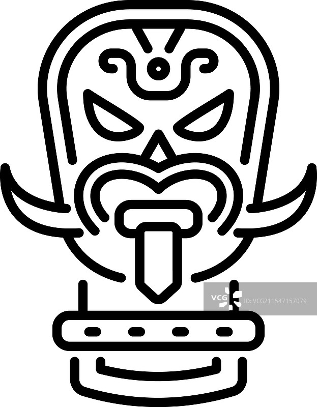 提基面具图片素材