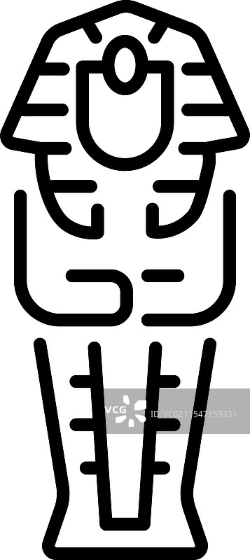 埃及木乃伊棺材图片素材