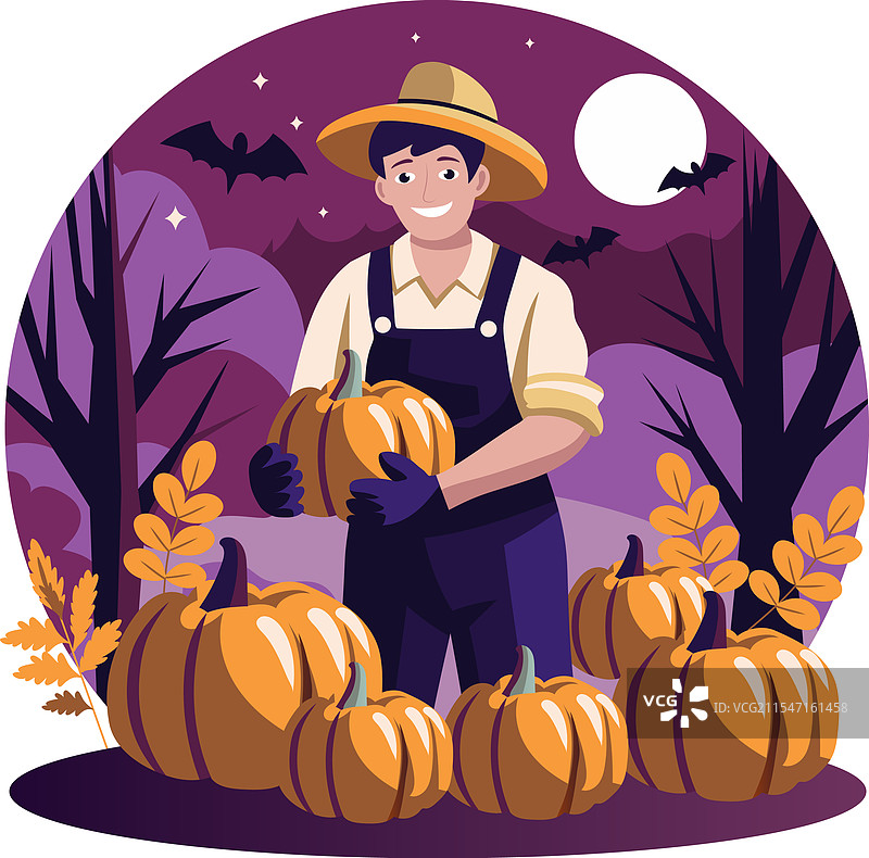 收获南瓜图片素材