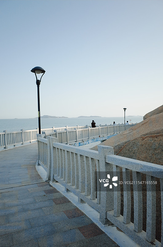 厦门冬季的环岛路沙滩椰风寨黄厝玩月坡音乐广场图片素材