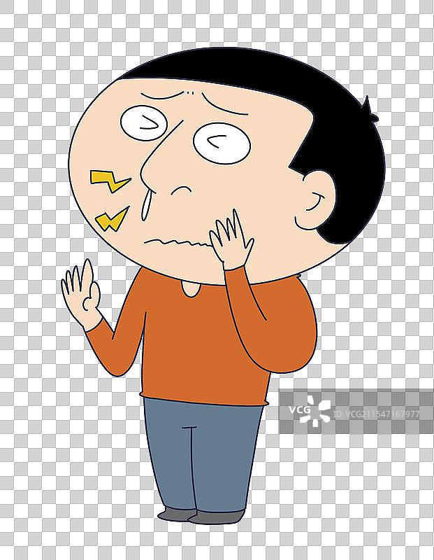 鼻窦炎鼻息肉鼻腔健康图片素材