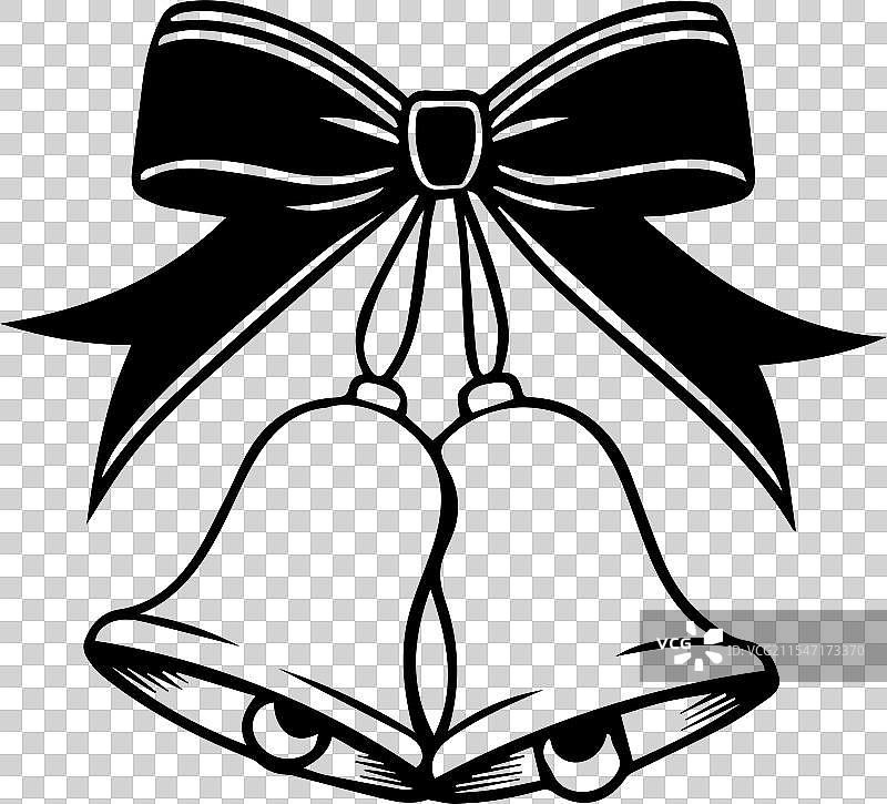 独特的圣诞铃铛图片素材