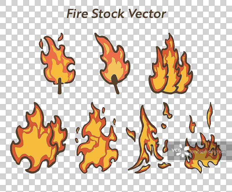 火灾股票图片素材