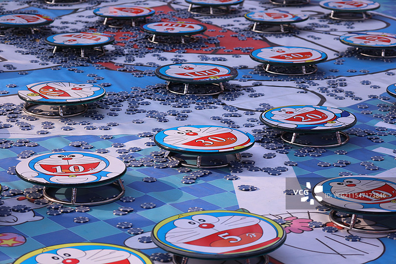 地坛公园春节庙会投币游戏图片素材