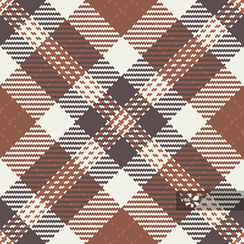 免费的格子无缝花边苏格兰格纹图案图片素材