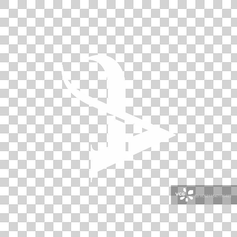 抽象字母AB 3D链接扁平简单标志图片素材