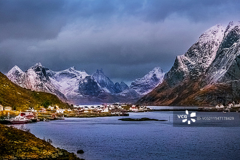 挪威峡湾图片素材