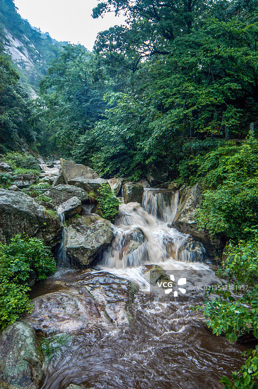 中国安徽六安天堂寨白马大峡谷自然风景图片素材