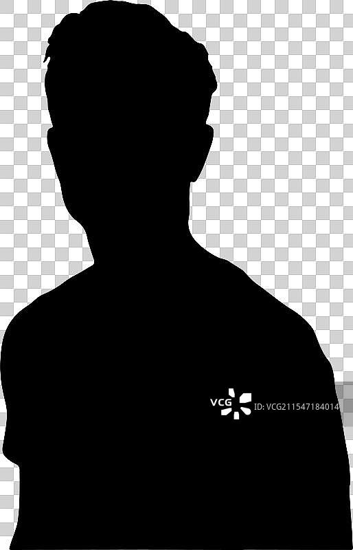 干净的人头侧面轮廓图图片素材