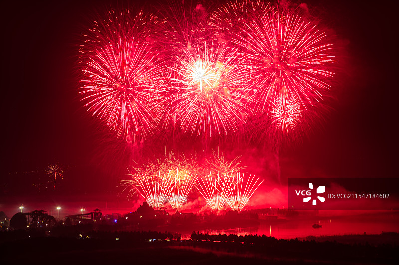 苏州乐园寻梦烟火图片素材