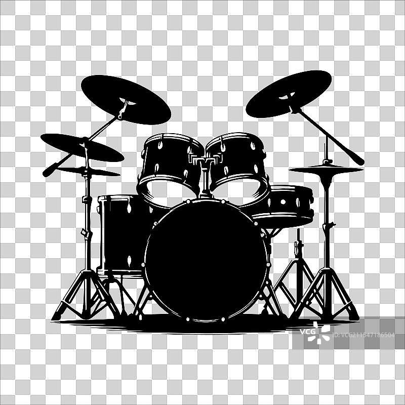 鼓的轮廓 EPS 文件图片素材